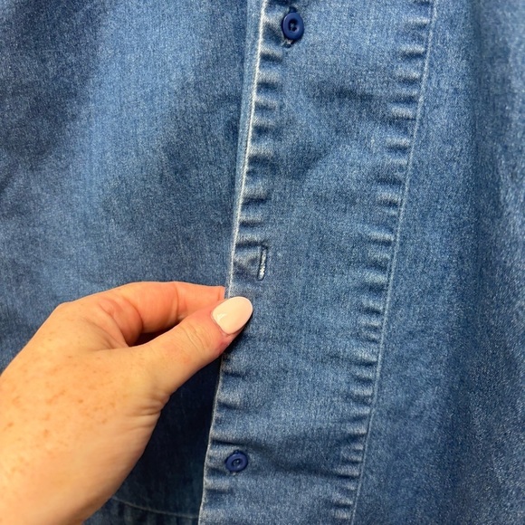 CH. Chapter Chambray Button Down Shirt - Picture 7 of 11